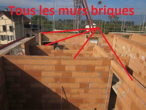 Tous les murs en briques !