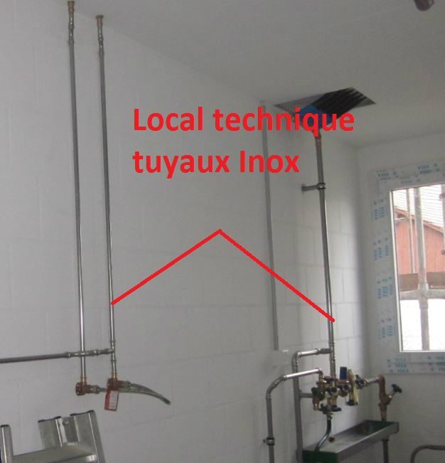 Local technique Tuyaux Inox TOP !