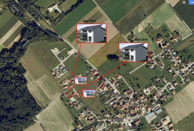 2 villas individuelle à Gletterens, la construction va débuter en mars 2016 !