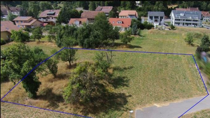 Plan parcelle 10 Salavaux pour le projet des 4 villas