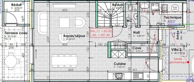 Plan Rez Villa Centre