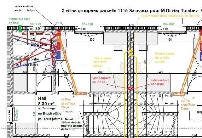 Plan technique Etage