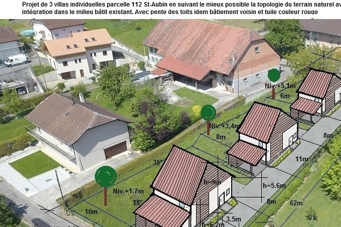 Exemple de montage de maquette sur photo prise par Drone